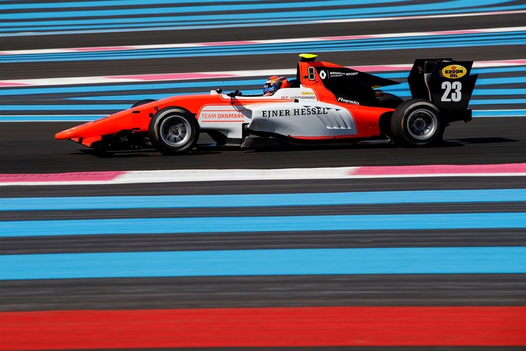 Christian Lundgaard kørte tidligere i år en afdeling af GP3 på Paul Ricard.
(Foto: GP3 Series)